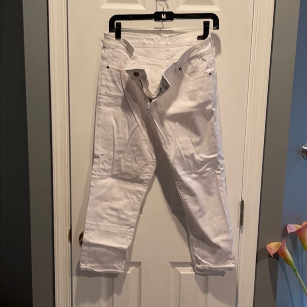 Brand new white capri pants